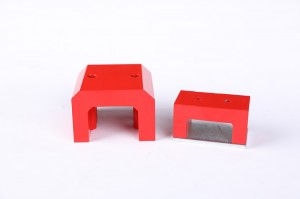 Красный литой U-образный AlNiCo 5 образовательных магнитов подковообразный магнит для обучения