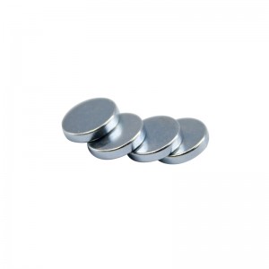 CE Certificate Nickel Coating Disc Neodymium Strong NdFeB Rare Earth Cylindrical N40 Magnets N Pole Dimple Nicuni NdFeB Magnet Neodymium Magne