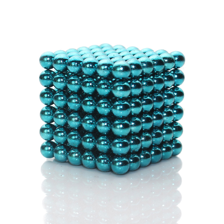 Стандартный набор шариков BuckyBalls, 5 мм, неосферы, бледно-голубые