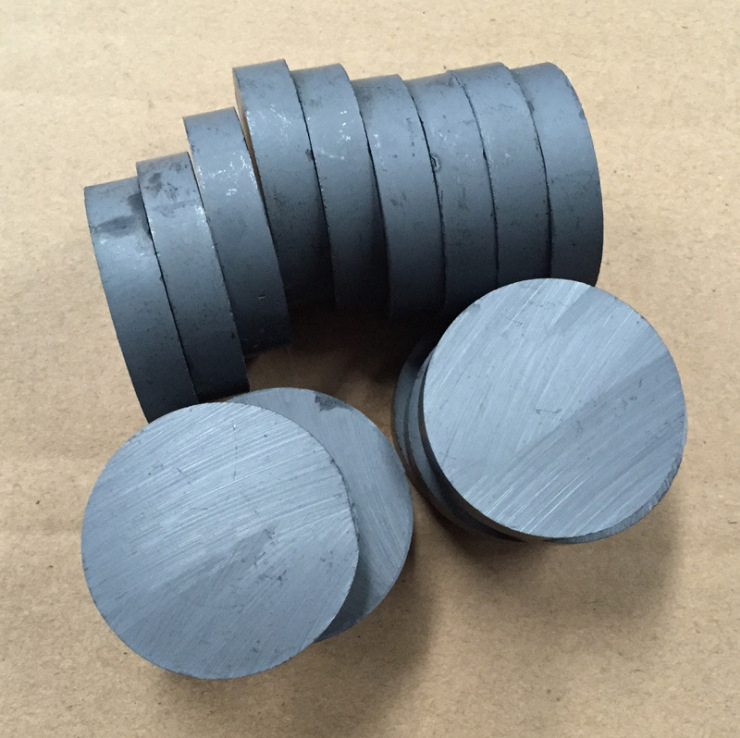 Imanes de cerámica de disco circular permanente de diámetro del cliente