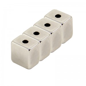 N52 Ntibisanzwe Isi Ihoraho Neodymium Iron Boron Cube Block Magnet