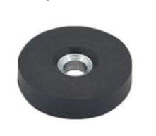 Neodymium-rubberbedekte magneet met teenboring