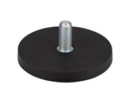 Neodymium Rubber Coated Magnet na may External Thread