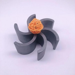 Көчле сегмент насос спикеры мотор плиткасы аркасы Феррит керамик магнит