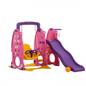 Slide Swing Set Uşaq Plastik Bağlı Oyun Meydançası Avadanlıqları