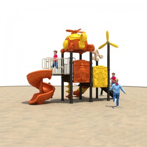 Kedvező árú gyerekeknek játszótér műanyag felszerelések Vidámpark Szórakozás szabadtéri csúszda