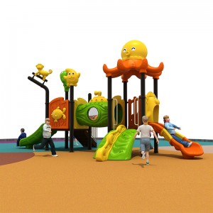 მხიარული ბავშვების სლაიდი გარე სათამაშო მოედნის წყლის პარკის აღჭურვილობა