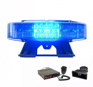 ຄຸນະພາບດີ amber blue red white ເຕືອນ flashing strobe full size lightbar can be with speaker HS8136