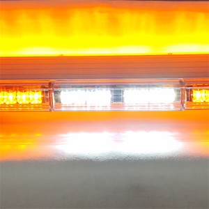 3 W-os nagyon forrón eladható LED-es borostyánsárga figyelmeztető lámpa, HS4332