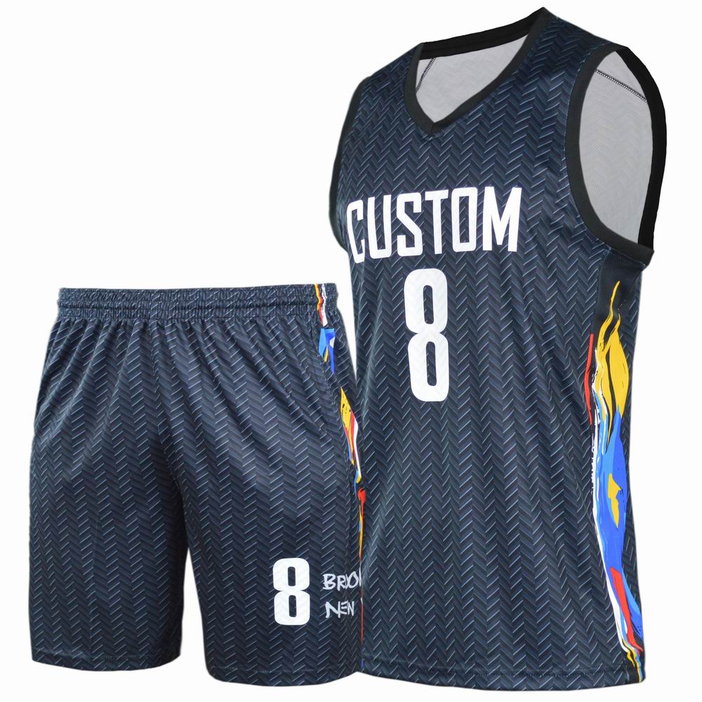 Custom Practice Basketball Jersey For Youth Men Stitched Excercises Uniform Package 2 Piece Cloth Set Builder Teams Blank Suit