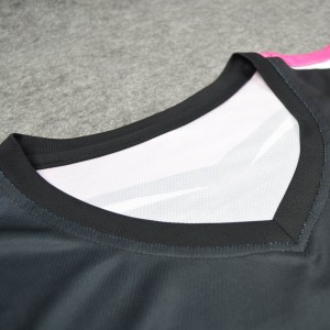 Custom Plain Basketball Wear For Adult Teenager International High School Black And Pink Jersey Training Cloth Uniform Set Suit