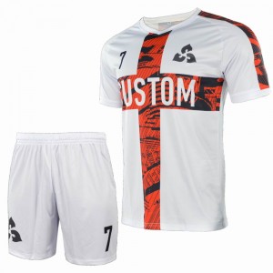 2022 Oem&Odm Custom With Logo Soccer Jersey Football Chinese Made Of High Quality Blank Uniform Kit Sublimation Design Cloth Set