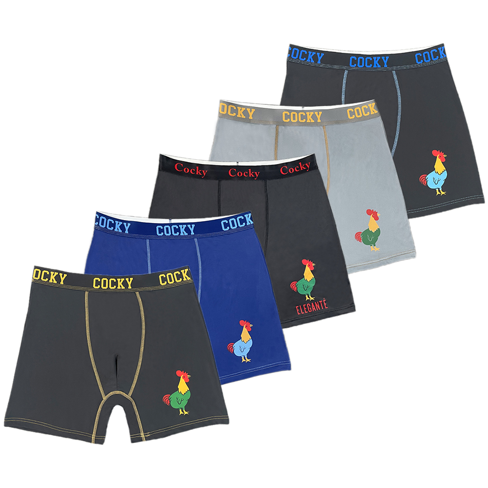 New Arrival Top Quality Elastic Men Boxers Printed Letter Underpants Custom Logo Boxer Briefs Brand Comfortable Underwear Men
