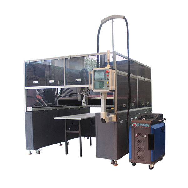 Cabinet laser cleaning machine