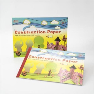 Paquete ou paquete de papel de construción de cor de alta calidade notable, un dos mellores para proxectos de manualidades para nenos, varias cores, gramaxes de papel, tamaños dispoñibles