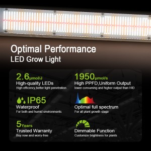 HORTLITE GL01 750W мэргэжлийн бүдэгрүүлдэг хүлэмжийн бүрэн спектрийн үйлдвэр, арилжааны LED ургах гэрэл