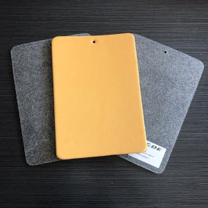 45′′ X 45′′ Grey Nonwoven Insole Board ine Yellow EVA