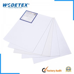 Produttore Nonwoven Chemical Sheet for Shoes Toe Puff and Counter Sheet