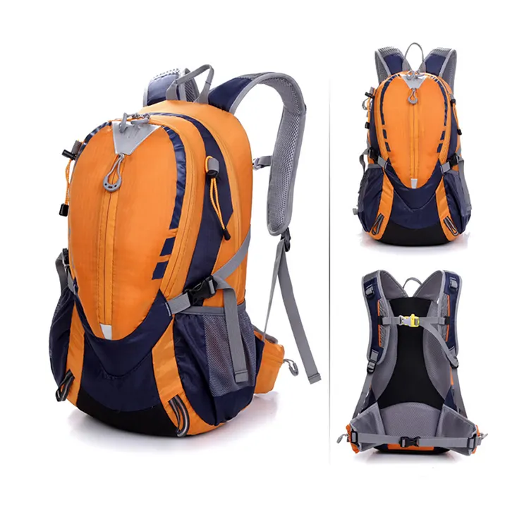 bag-ong Outdoor Travel Trekking High Capacity Nylon Camping Bag Waterproof Mountain Hiking Backpack