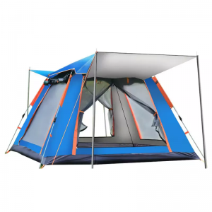 Kagamitang panlabas na kamping natitiklop na awtomatikong fishing tent 3-4 na tao simple at mabilis na buksan ang beach double tent