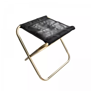 Chaise pliante d'extérieur, chaise de pêche en aluminium, tabouret de barbecue