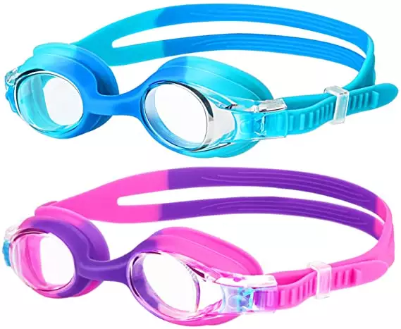 نظارات سباحة للأطفال مانعة للتسرب ومضادة للضباب