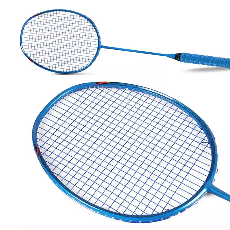 Raketa premium e badmintonit për të rritur, fibër karboni