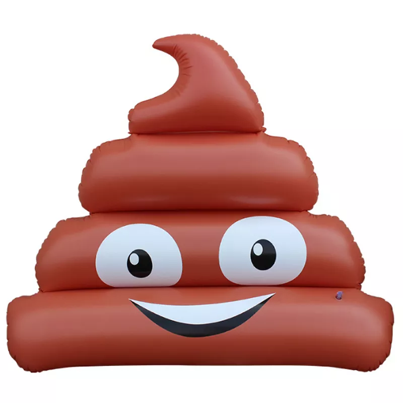 PVC پاڻي فلوٽ inflatable poop سچل نيڪال تلاء فلوٽ