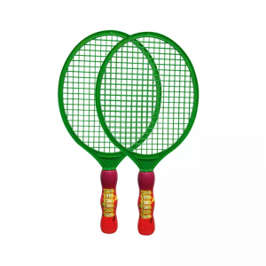 Bejgħ sħun ikkulurit racket tennis bajja tal-plastik bil-ballun PU