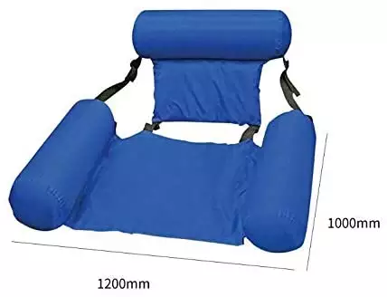 Opblaasbare zwembadligstoelen voor volwassenen, draagbare vlotter