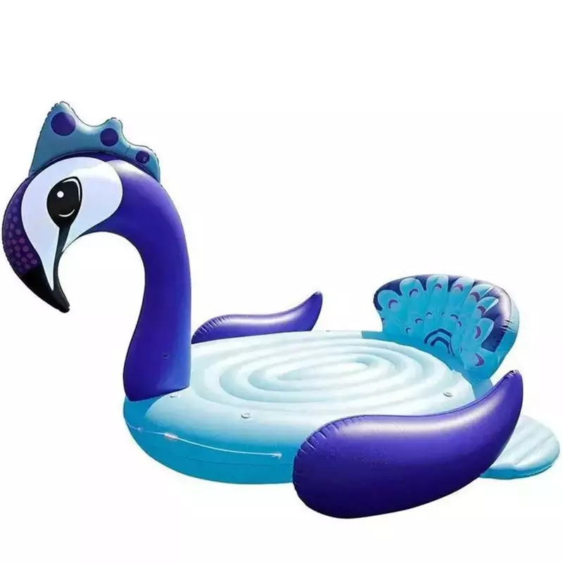 কাস্টম বড় নীল বা গোলাপী Blird inflatable ফ্ল্যামিঙ্গো গ্রীষ্মের পুল ভাসমান সারি