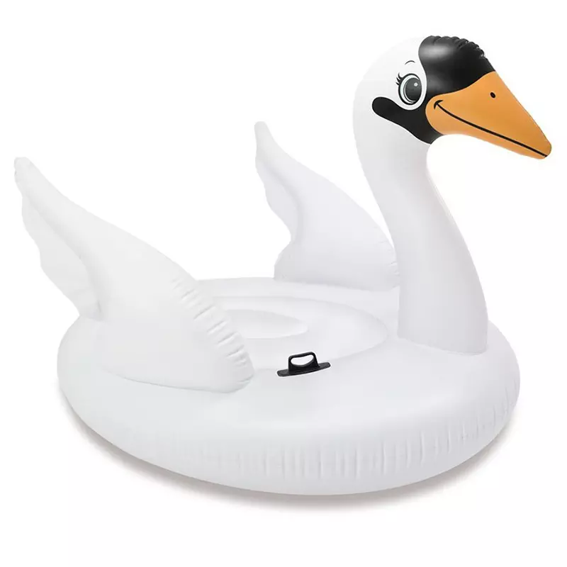 ສະນຸກເກີ inflatable giant swan ຂັບເຄື່ອນເກາະ, swan mount ລອຍ, ອຸປະກອນຫຼິ້ນນ້ໍາ