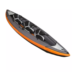 Duis 3 populus kayak, inflatabilis navicula piscandi, LINTER, aqua ludi, adulta entertainment