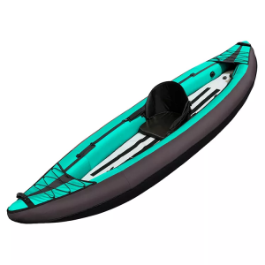 Inflatable LINTER kayak elit consuetudo PVC 1 persona inflatabilis kayak