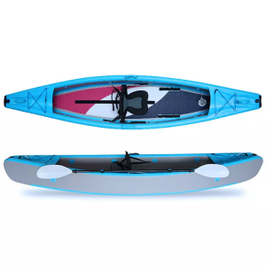 Qatra labra PVC kayak li jintefħu, custom single tandem 3 persuni kayak canoe, drop labra kayak li jintefħu