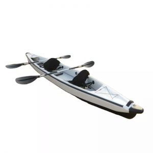 Sekepe se felletseng sa seam bakeng sa batho ba 2 ba hull inflatable raft kayak inflatable fishing kayak