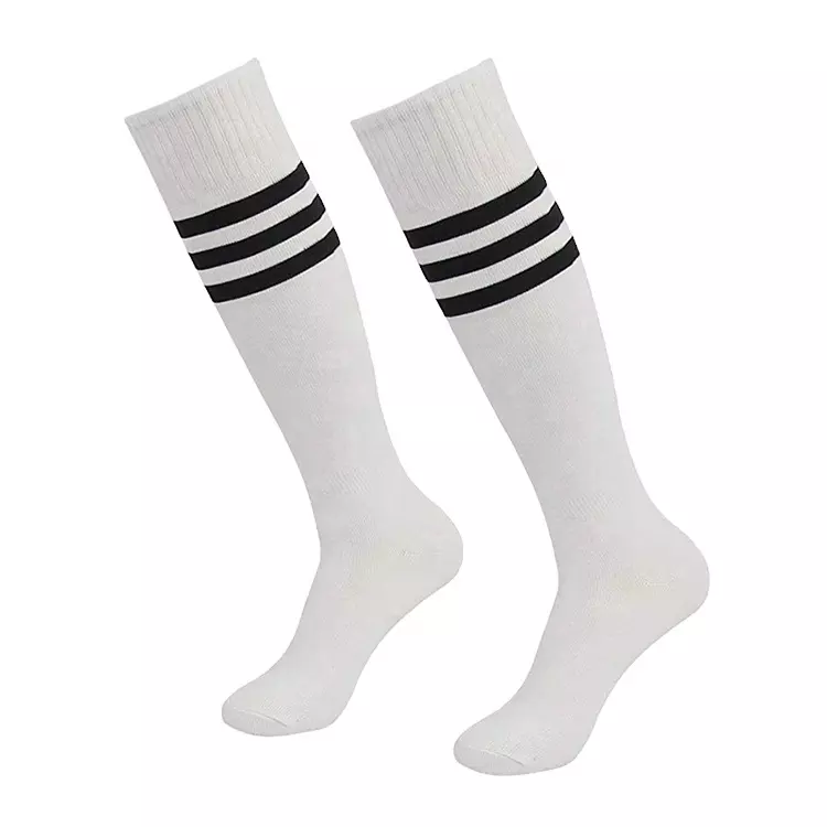 Sportinio futbolo neslystančios kvėpuojančios elastinės geros futbolo kojinės