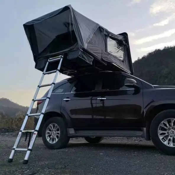 خيمة علوية ذات سقف صلب قابلة للطي شاحنة تخييم SUV خيمة علوية على السطح