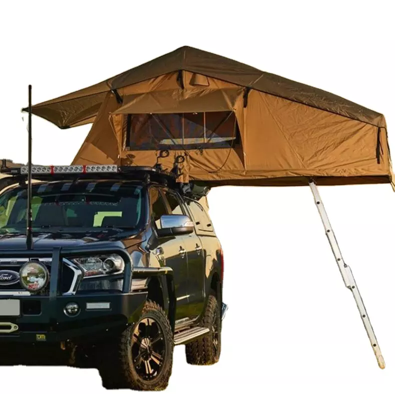 Penutup plastik ABS Ultra ringan sisi terbuka cangkang keras tenda atap mobil berkemah