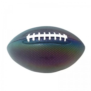 Composite leather rugby official reflective leather American football