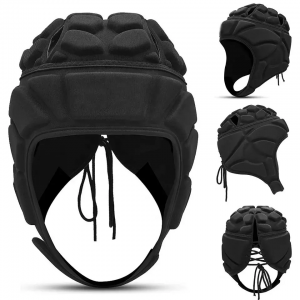Rugby helmet head guard headdress soccer melee head protector soft shell protective helmet