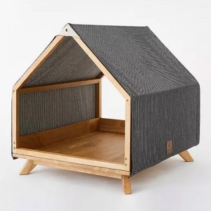 Bambusová výroba psího domu luxusní bouda pro kočky a psy