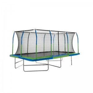 Vanjski trampolin za djecu i odrasle sa sigurnosnim mrežama i oprugama