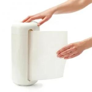 Toalla de papel de cociña de 2 capas de papel de rolo de pasta de madeira desbotable ecolóxica para restaurante