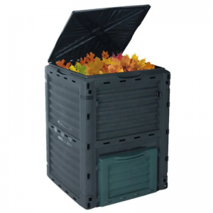 Contenedor de plástico para abono para jardín, compostador de fertilizante de gran capacidad para exteriores, 300L