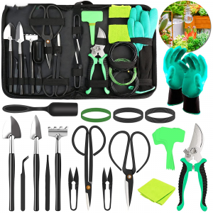 Ensemble d'outils de jardin, taille succulente, désherbage, jardinage, ciseaux, ligne de gants, ensemble d'outils d'empotage multifonctionnel