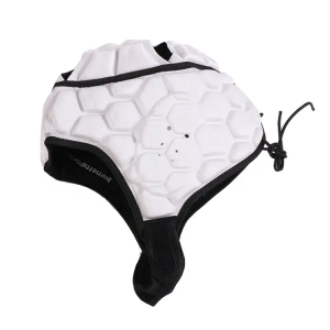 Reinforced Protection Soft Shell Football Tutup Kepala Ringan Scrum Cap Sport Package Helm Rugby