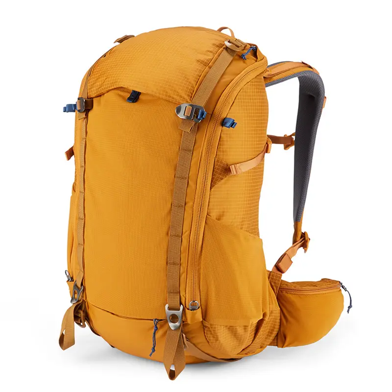 Mochila de sendeirismo de nova marca de deseñadores de moda 40L de nailon impermeable para senderismo ao aire libre caza mochilas de camping con vexiga de auga