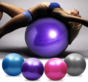 Bola yoga bola pilates bola kebugaran bola keseimbangan tebal PVC