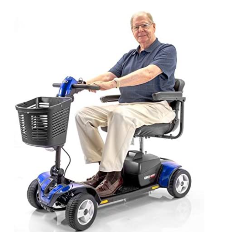 Спортивный 4-колесный электрический мобильный самокат для взрослых.